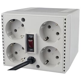 Стабилизатор напряжения Powercom TCA-1200 (4 EURO) белый 