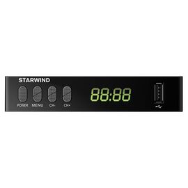  Ресивер DVB-T2 Starwind CT-220 черный DVB-T2/DVB-C/IPTV 
