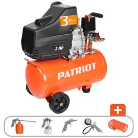  Компрессор поршневой Patriot EURO 24-240K оранжевый 