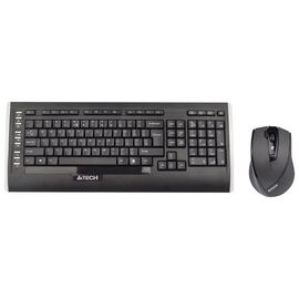  Клавиатура + мышь A4TECH 9300F клав:черный мышь:черный USB беспроводная Multimedia 